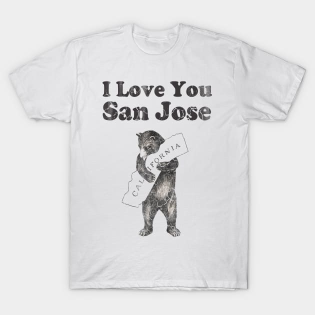 Vintage I Love Your San Jose California T-Shirt by E